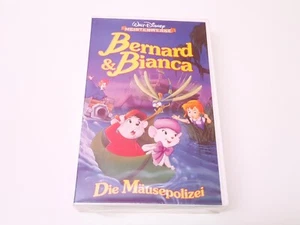 Bernhard und Bianca Mäusepolizei Walt Disneys Meisterwerke VHS German PAL Video - Bild 1 von 4