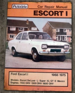 246 Ford Escort Car Repair Manual 1968 - 1975 New Old Stock - Picture 1 of 1