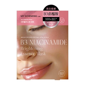 [MY SCHEMING] B3 NIACINAMIDE Brightening Essence Facial Mask 4pcs/box NEW - Picture 1 of 3