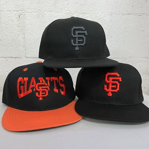 Gorra trasera a presión de los San Francisco Giants sombrero de ciencia ficción bordado billete plano ajustable hombre - Imagen 1 de 10