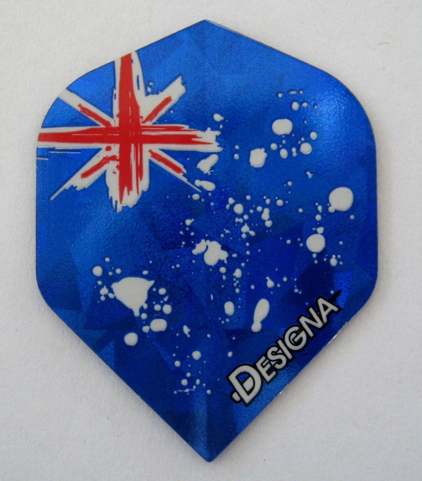 Designa Holographic Dart Flights "Australia" - image 1 of 1