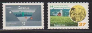 1988 Canada SC# 1214-1215 - St. John's Centennial-4-H Clubs Lot# 197 M-NH - Picture 1 of 1