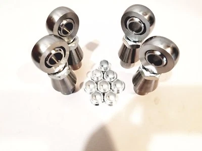 Kit de extremo de varilla cromoly de 4 eslabones de 7/8" x 3/4" con tapón de alta desalineación 1-1/2 x 120  Foto 1 de 2