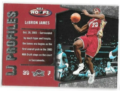 2005-06 Hoops LBJ Profiles Insert #LBJ9 LBJ-9 LeBron James - Image 1 of 2