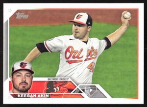 2023 Topps Series 2 Base Keegan Akin #617 Baltimore Orioles