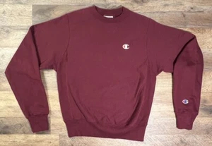 Vintage 90's Champion Reverse Weave Crewneck Sweatshirt Mens XS Plum Purple . - Picture 1 of 9