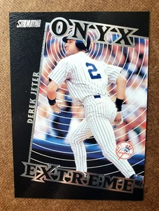 Stadium Club Derek Jeter Onyx Extreme MLB 2000 béisbol OE2 New York Yankees Salón de la fama - Imagen 1 de 12