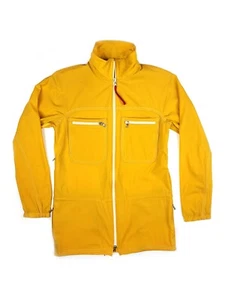 PRADA SPORT gelbe Stretch-Nylon-Windbreakerjacke mit Reißverschluss IT42/US8 neu mit Etikett - Bild 1 von 8