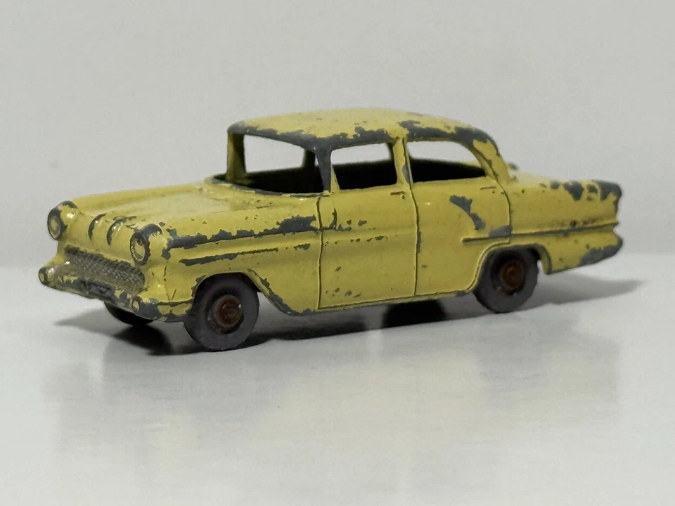 Matchbox Lesney No 45a Vauxhall Victor - Vintage 1958 Yellow Car (ID#655) - Image 1 of 4