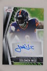 Solomon Wise - 2022 Sage Football High Series Rookie Autograph