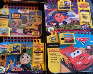 My First LeapPad Lot 4 Book Sets: Bob builder, Jay Jay, Cars, Thomas The Train - Picture 1 of 3