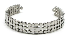 Lucien Piccard 12MM Stainless Steel Watch Bracelet Band SILVER Fits Petit Round - Picture 1 of 7
