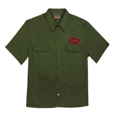 Von Dutch Army Green Mechanic Tee