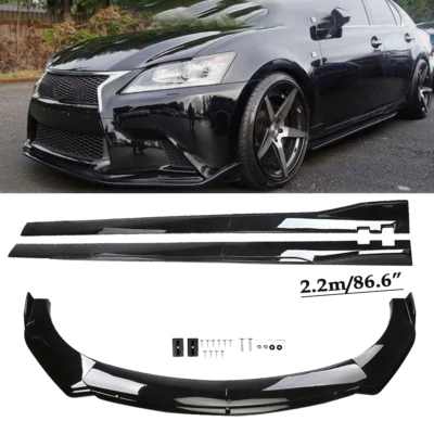 Front Bumper Lip Spoiler Splitter Side Skirt For Lexus GS F GS350 GS450h - Изображение 1 из 4