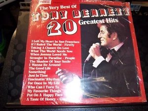 TONY BENNETT / 20 GREATEST HITS / IMPORT, ENGLAND / NEAR MINT LP W/ SHRINK - Picture 1 of 10