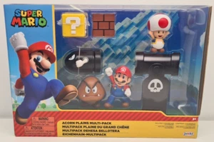 🐦🔥Super Mario Acorn Plains Diorama Set 6 cm Jakks Pacific NEU OVP - Bild 1 von 4