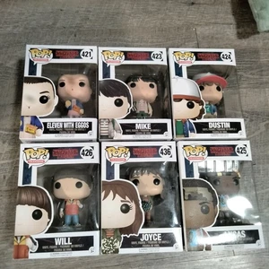 Funko Pop Stranger Things 6 Stück #421 mit Eggos, #423, #424, #425, #426, #436 - Bild 1 von 18