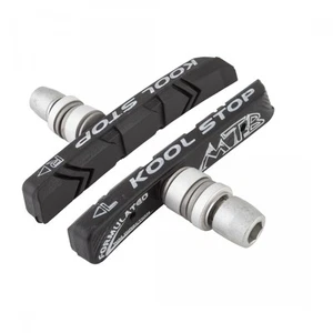 Kool-Stop Mountain V-Brake Pads Threaded Post for Linear Pull Black Compound - Picture 1 of 1