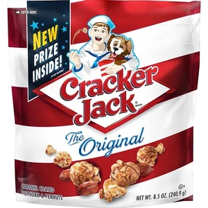 Palomitas de maíz y cacahuetes recubiertos originales Cracker Jack Caramel 8,5 oz - Imagen 1 de 1