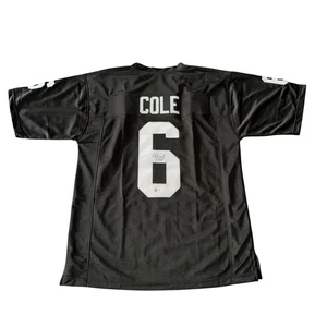 A.J. COLE SIGNED AUTOGRAMM LAS VEGAS RAIDERS HOME BLACK TRIKOT BECKETT BAS COA - Bild 1 von 3