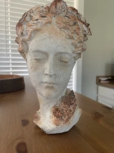 Estatua de sirena busto doncella de mar empresa comercial victoriana - Imagen 1 de 5