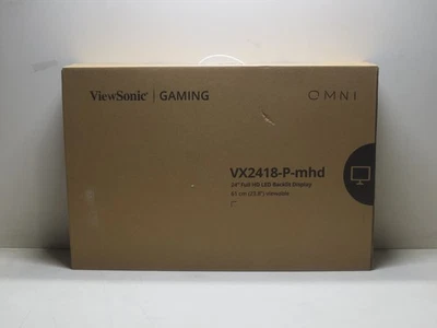 ViewSonic VX2418-P-MHD 24" 1080p 1MS 165Hz Gaming Monitor - New Factory Sealed - Image 1 of 4