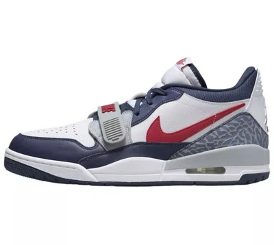 Jordan Legacy 312 Low Olympic - CD7069-164 Blanco Universitario Rojo Azul Gris Tenis Foto 1 de 4