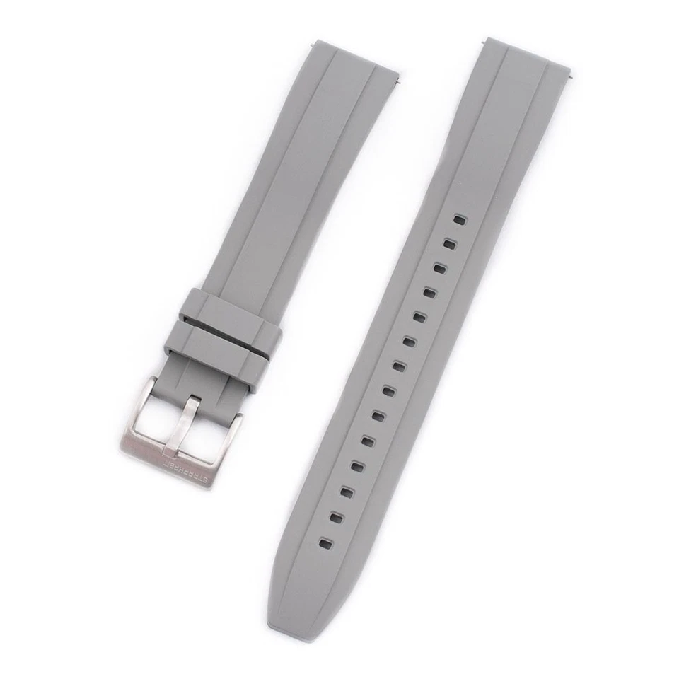 Correa de reloj de liberación rápida de goma FKM extra larga para muñecas grandes + grandes correa de buceo Foto 1 de 4