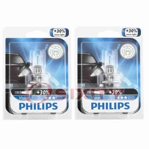 2 pc Philips High Beam Headlight Bulbs for Acura RL RSX TSX 1999-2008 ii - Picture 1 of 5