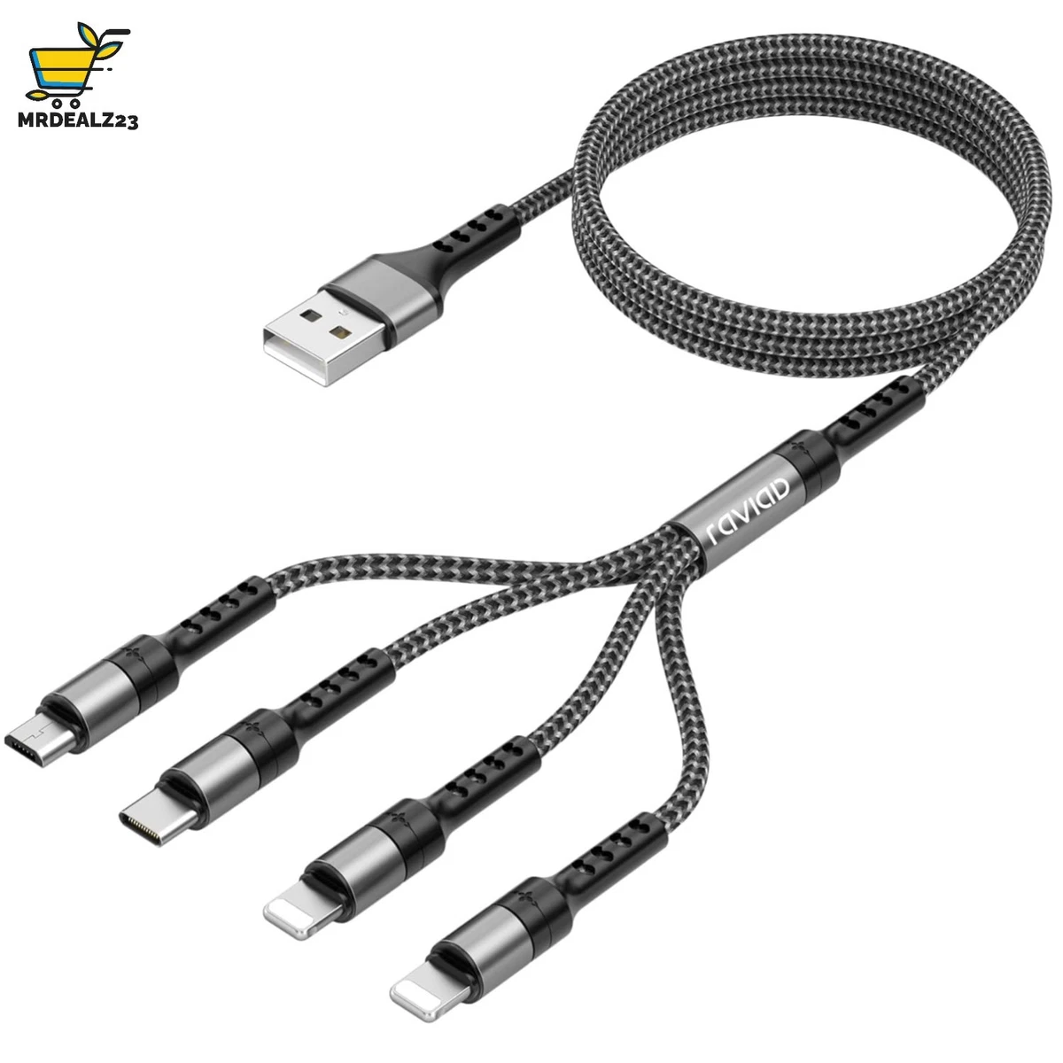 Hididi 10-in-1 Multiladekabel – Universal-Kabel Mit 10 Anschlüssen Für Smartphones & Mehr