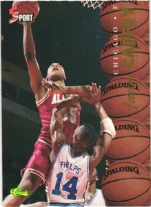 1995 Classic Five Sport #18 Jason Caffey Chicago Bulls - Picture 1 of 2