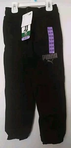 NWT PUMA Boys youth fleece jogger, Black size XS - 5/6 - Picture 1 of 3