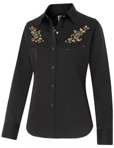 Damenbluse Westernbluse Country Cowgirl Western Stars & Stripes »CARA« - Bild 1 von 4