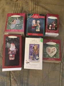 Lot 6 Hallmark Keepsake Ornaments Hannah Montana Santa Sisters Friendly Vintage - Picture 1 of 7