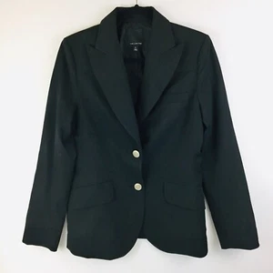  THE LIMITED Womens 6 Stretch Black Single Breasted Blazer Jacket Vintage - Picture 1 of 10