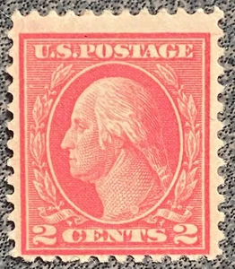 Scott 499 U.S. 1917 George Washington 2 Cent Postage Stamp - Picture 1 of 2