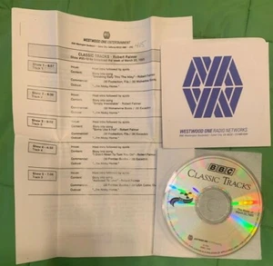 Robert Palmer Classic Tracks Westwood One Radio Show # 95-13 with Cue Sheets - Picture 1 of 12