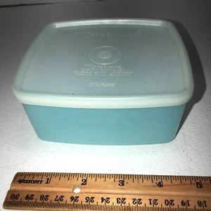 Contenedor de almacenamiento Tupperware 311-8 azul con tapa transparente 310-38 - Imagen 1 de 13