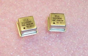 QTY (33) 66MHz 5V TRI-STATE 1/2 SIZE OSCILLATORS SQ3300-66.000MHz PLETRONICS - Picture 1 of 1
