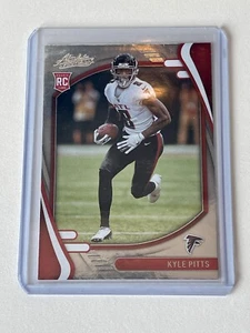 2021 Absolute Kyle Pitts Green Foil Rookie Card RC #104 Falcons - Picture 1 of 1