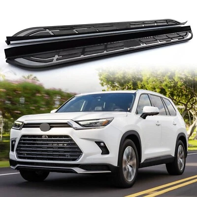 Barras Nerf de pedal peldaños laterales estribo para Toyota Grand Highlander 2024 2025 Foto 1 de 4