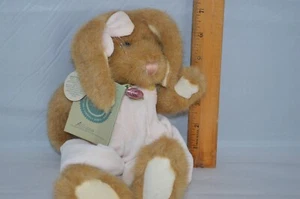 Colección Boyds Bears Allison Peluche Conejo Conejo con Saltador Rosa Etiquetas Originales - Imagen 1 de 3