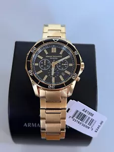 Armani Exchange AX1958 Spencer Dive-Inspired Sports S/Steel Watch BNWTG/Box $225 - Picture 1 of 11
