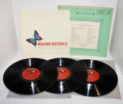 Puccini Madama Butterfly ~ Anna Moffo ~ 1958 RCA LSC-6135 Box 3 LP + Libreto VG+ - Image 1 of 4