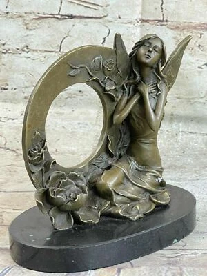 Collectible Statue bronze sculpture Fairy /Mythical Art "Cupid Hand Made Deal - Image 1 of 4