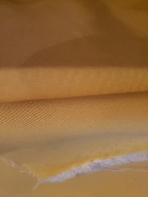 SUNSHIE YELLOW Woven Cotton DUCK Remnant Upholstery Fabric - Image 1 of 3