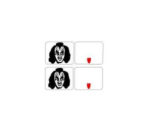 Bally Kiss Pinball Machine Spinner Decal Set - Picture 1 of 1