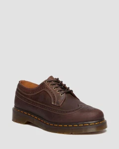 Zapatos Dr. Martens 3989 Crazy Horse Cuero Brogue Premium Marrón - Imagen 1 de 8