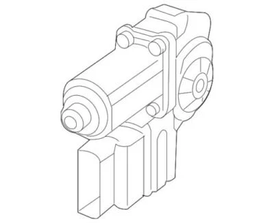 Genuine Volkswagen 2011-2018 Jetta Rear Right Window Motor 6R0-959-812-T-Z01 - Изображение 1 из 2