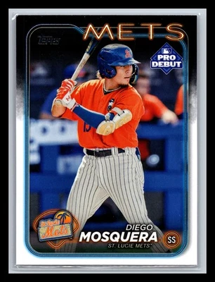 Diego Mosquera St. Lucie Mets #PD-72 Topps 2024 Topps Pro Debut - Image 1 of 2